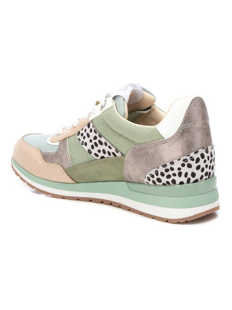 Baskets sport femme à fermeture éclair Bleu azur - Kiabi