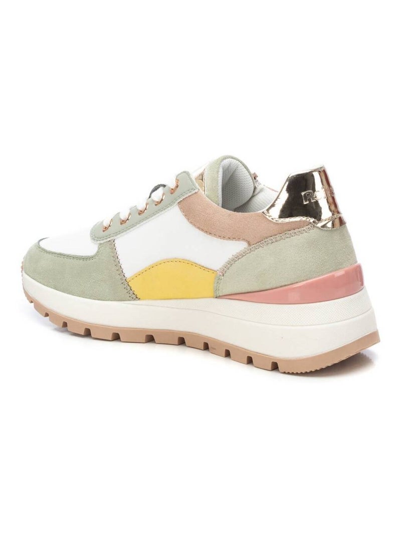 Baskets sport femme à fermeture éclair Bleu azur - Kiabi