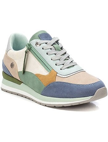 Baskets sport femme à fermeture éclair