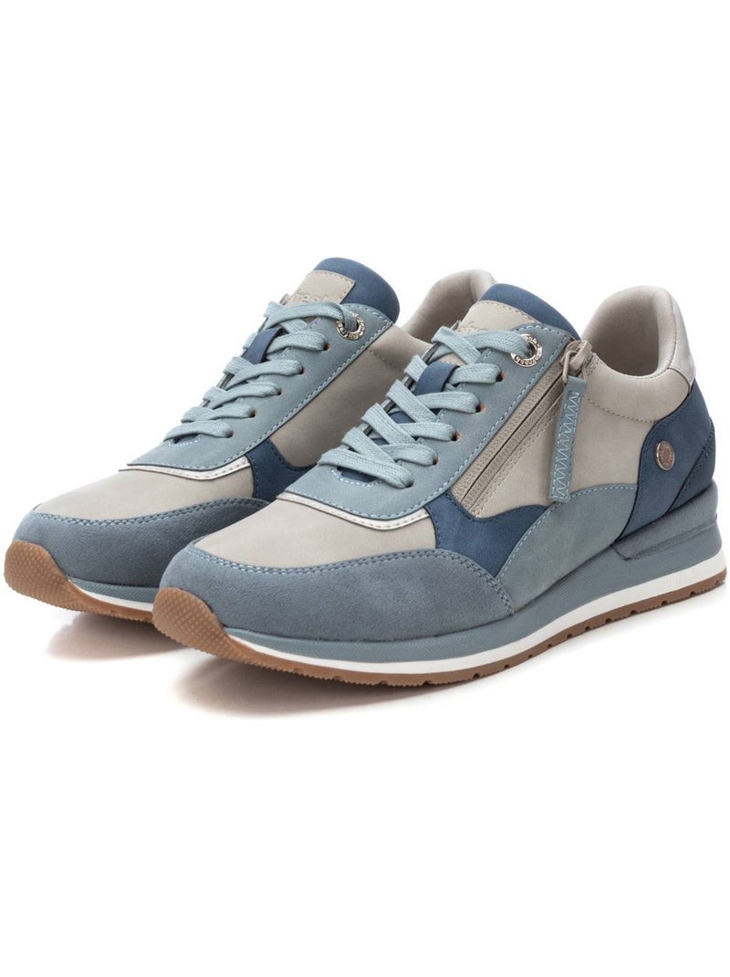 Baskets sport femme à fermeture éclair Bleu - Kiabi