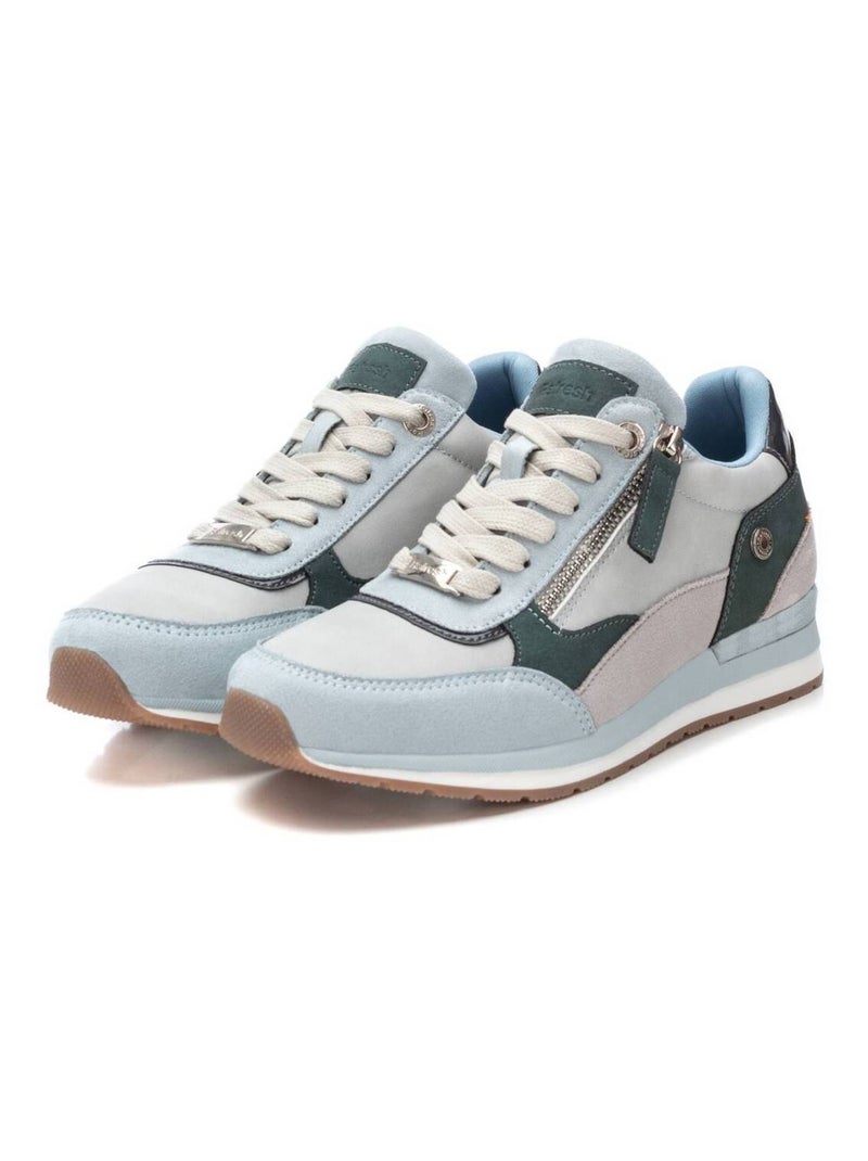 Baskets sport femme à fermeture éclair Bleu - Kiabi