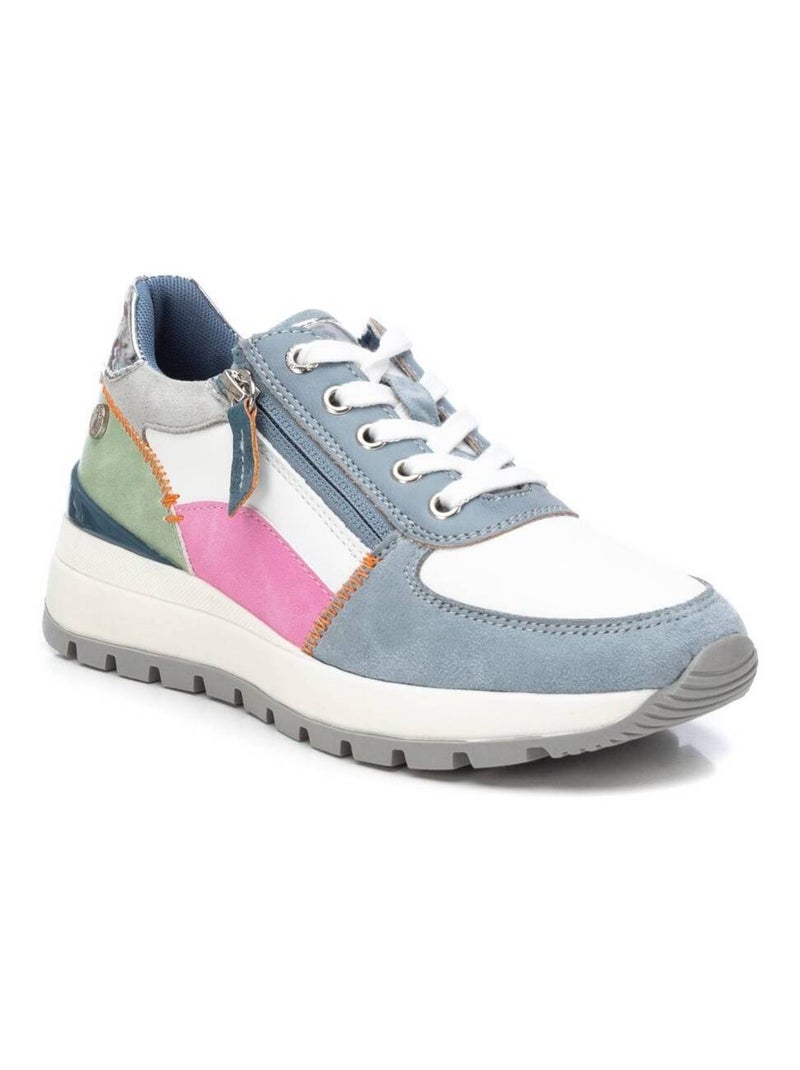 Baskets sport femme à fermeture éclair Bleu - Kiabi