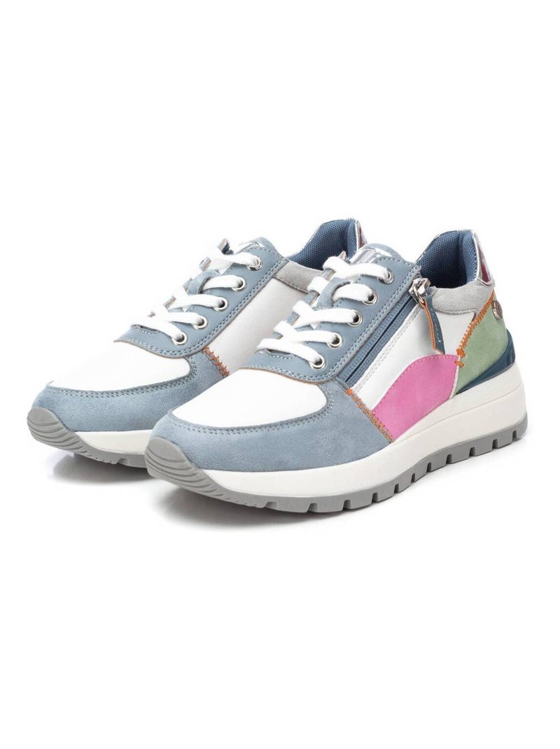 Baskets sport femme à fermeture éclair Bleu - Kiabi
