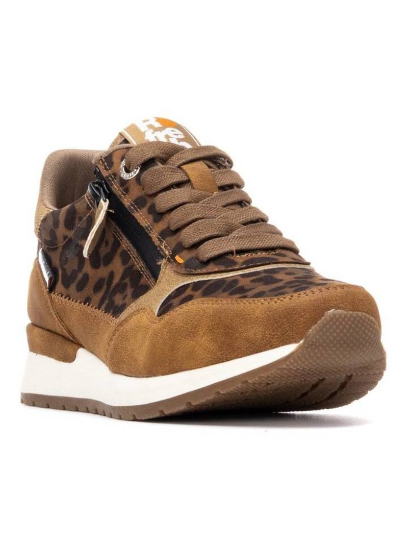 Baskets sport femme à fermeture éclair Camel - Kiabi