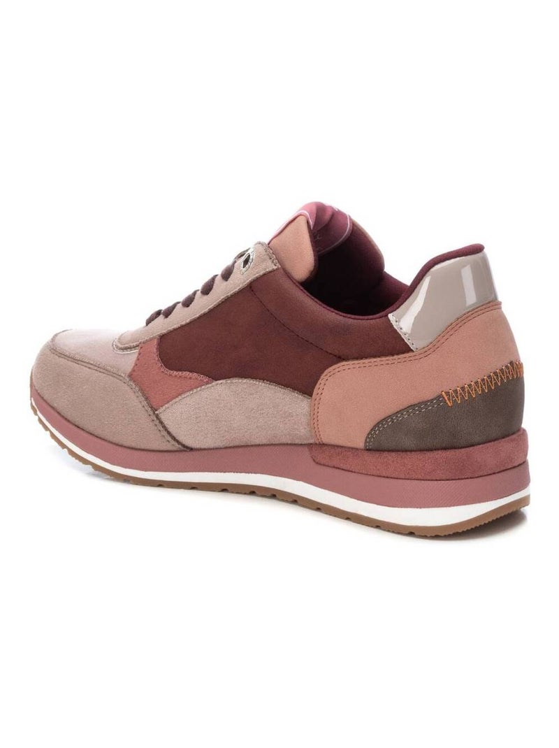 Baskets sport femme à fermeture éclair Crème - Kiabi