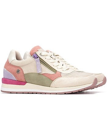 Baskets sport femme à fermeture éclair
