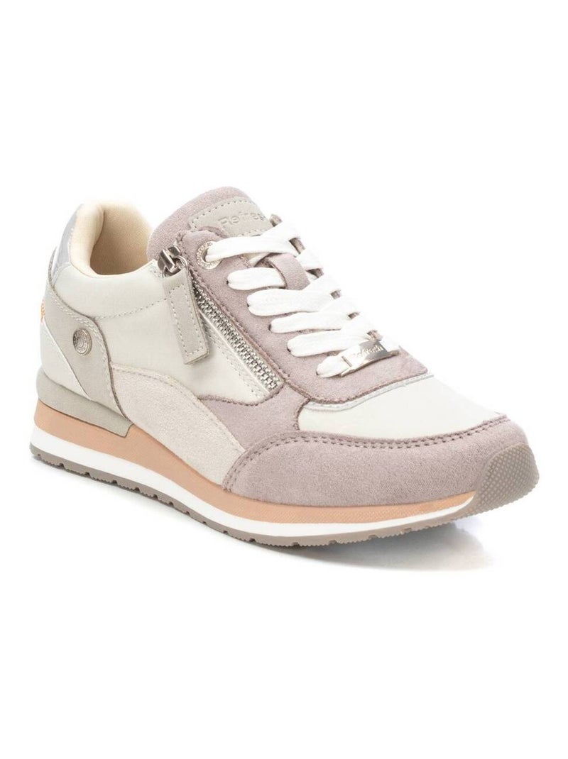 Baskets sport femme à fermeture éclair Gris - Kiabi