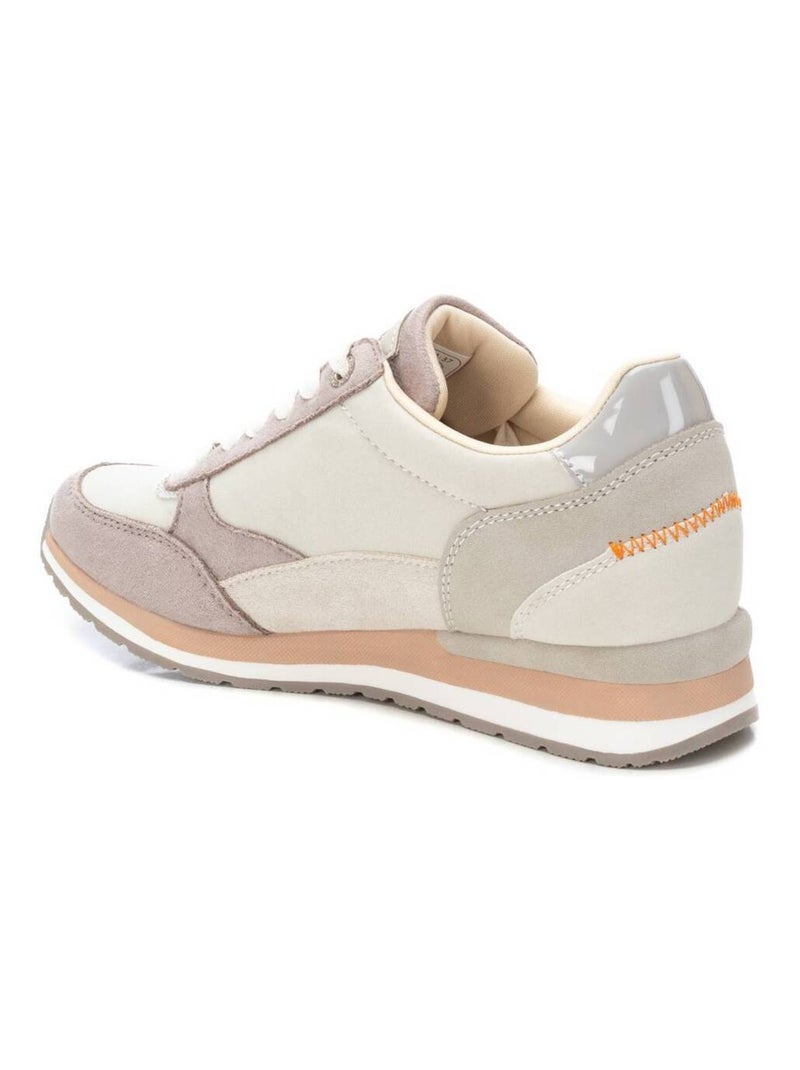Baskets sport femme à fermeture éclair Gris - Kiabi