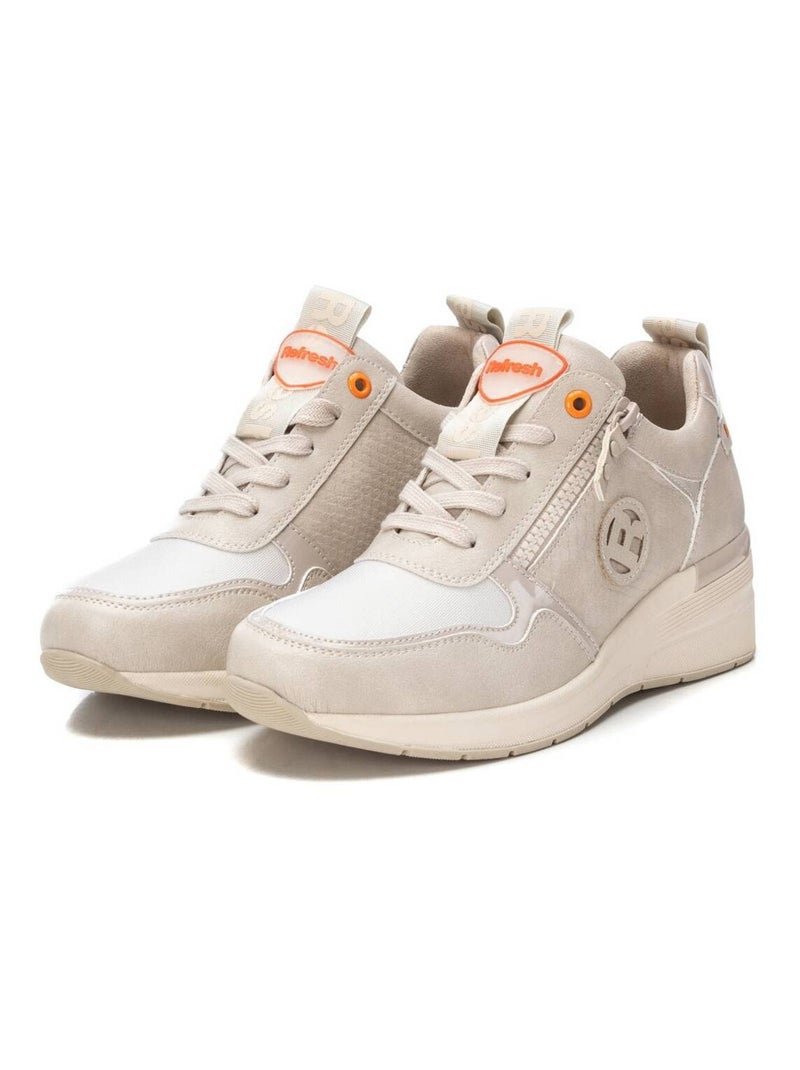 Baskets sport femme à fermeture éclair Gris - Kiabi