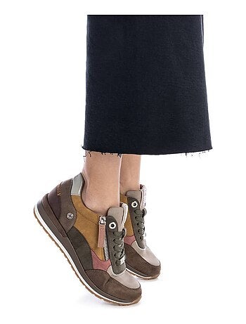 Baskets sport femme à fermeture éclair