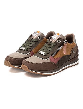 Baskets sport femme à fermeture éclair