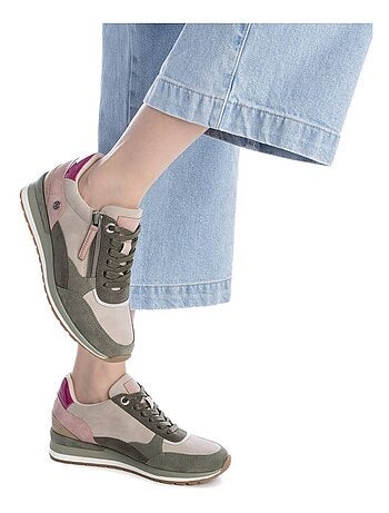 Baskets sport femme à fermeture éclair
