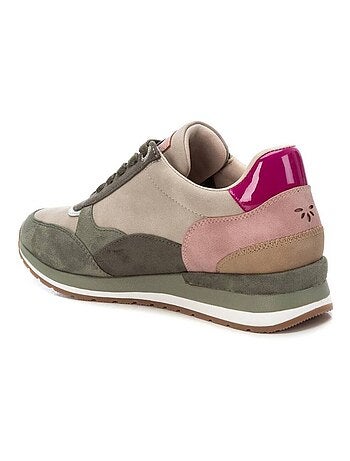 Baskets sport femme à fermeture éclair