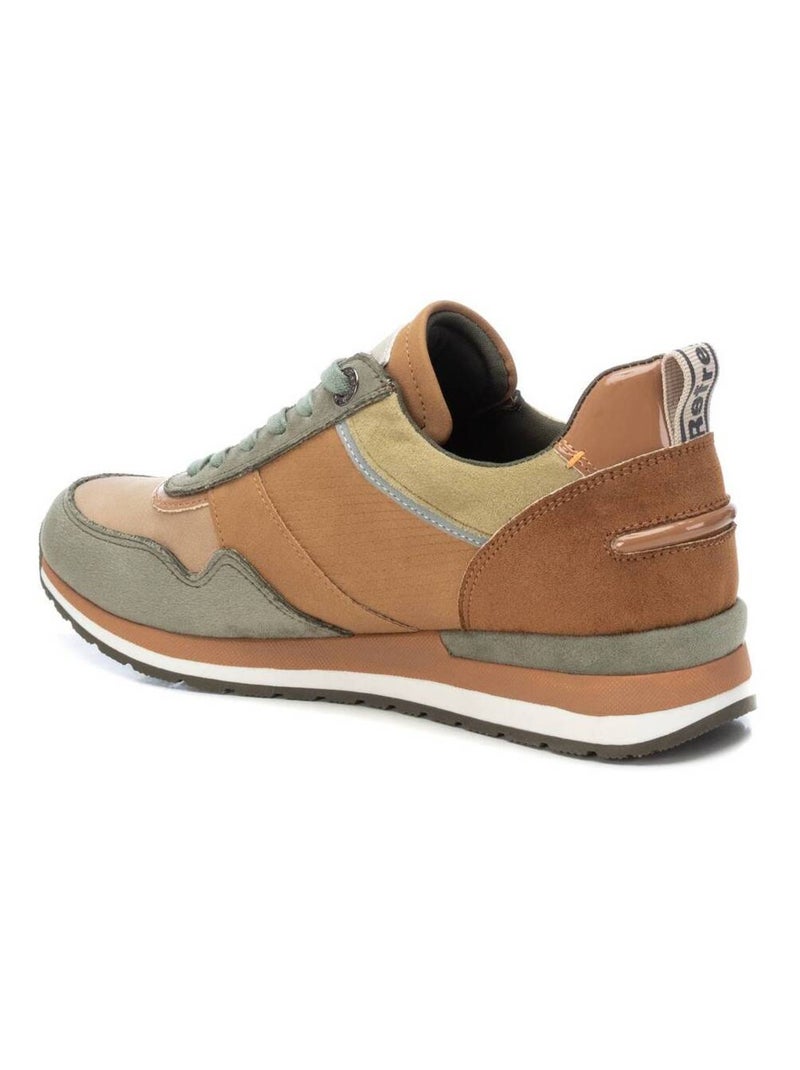 Baskets sport femme à fermeture éclair Kaki - Kiabi