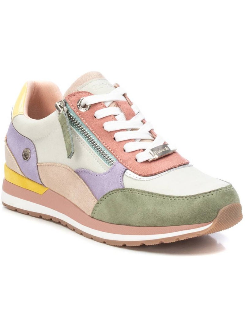 Baskets sport femme à fermeture éclair Multicolore - Kiabi