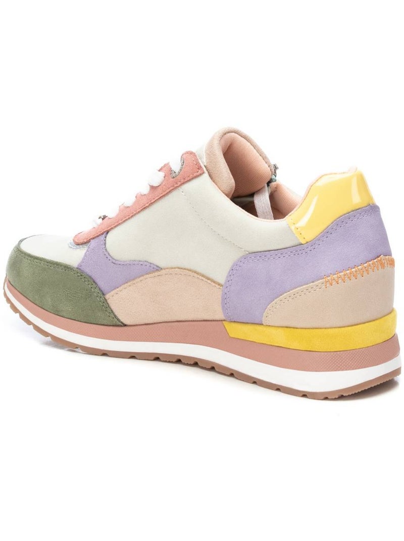 Baskets sport femme à fermeture éclair Multicolore - Kiabi