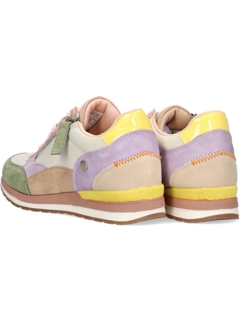 Baskets sport femme à fermeture éclair Multicolore - Kiabi