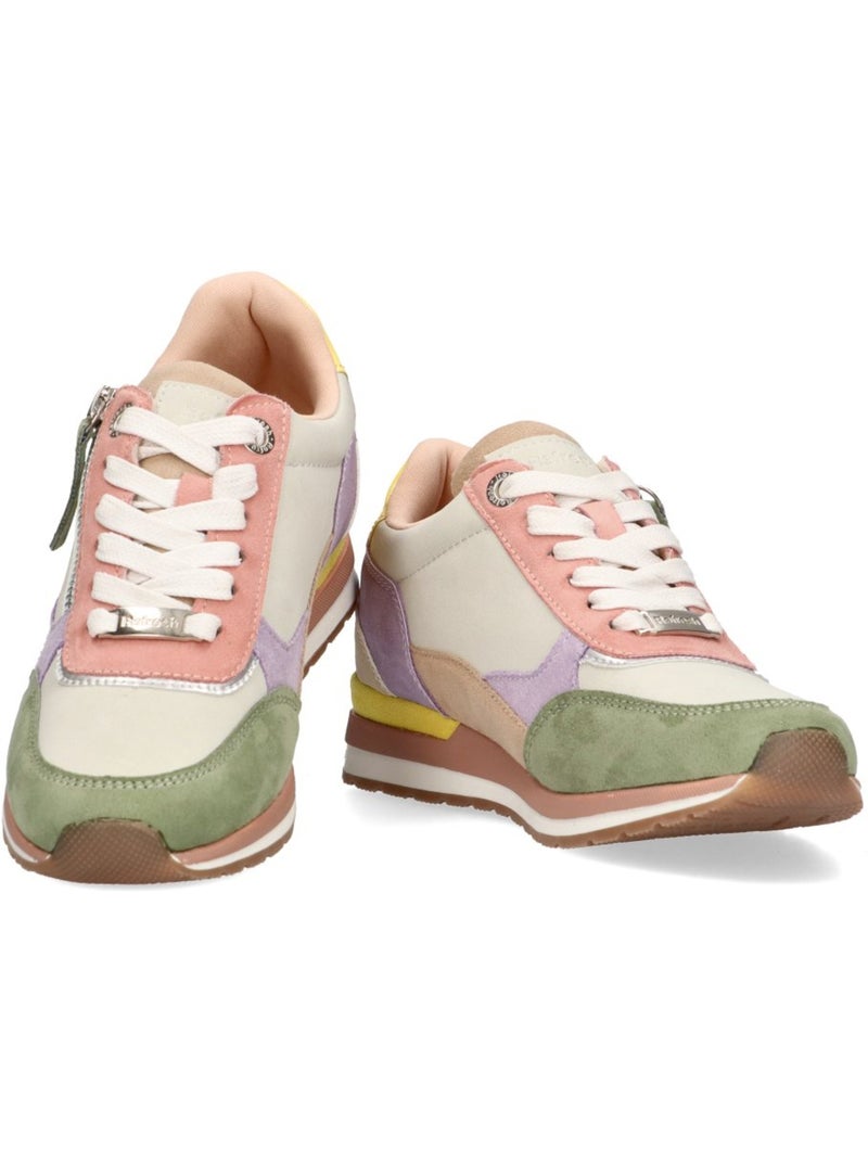 Baskets sport femme à fermeture éclair Multicolore - Kiabi