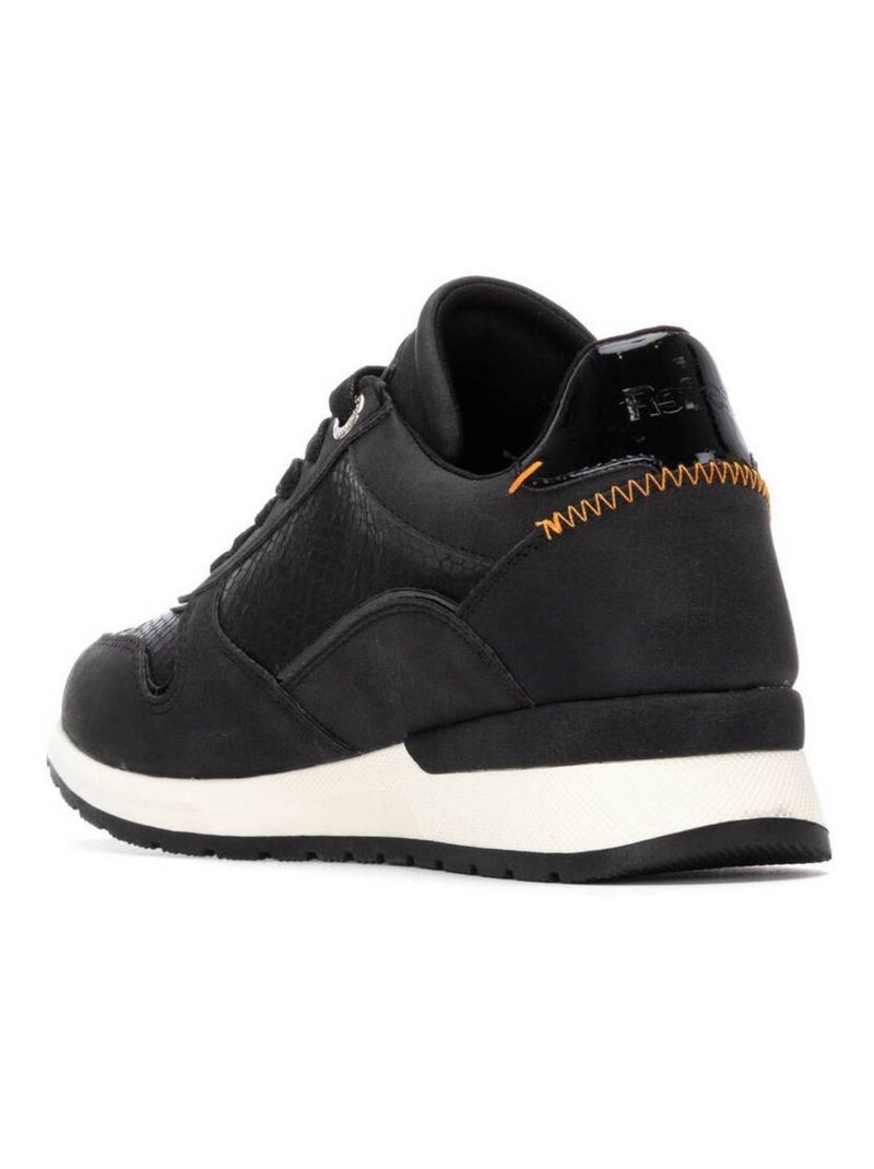 Baskets sport femme à fermeture éclair Noir - Kiabi