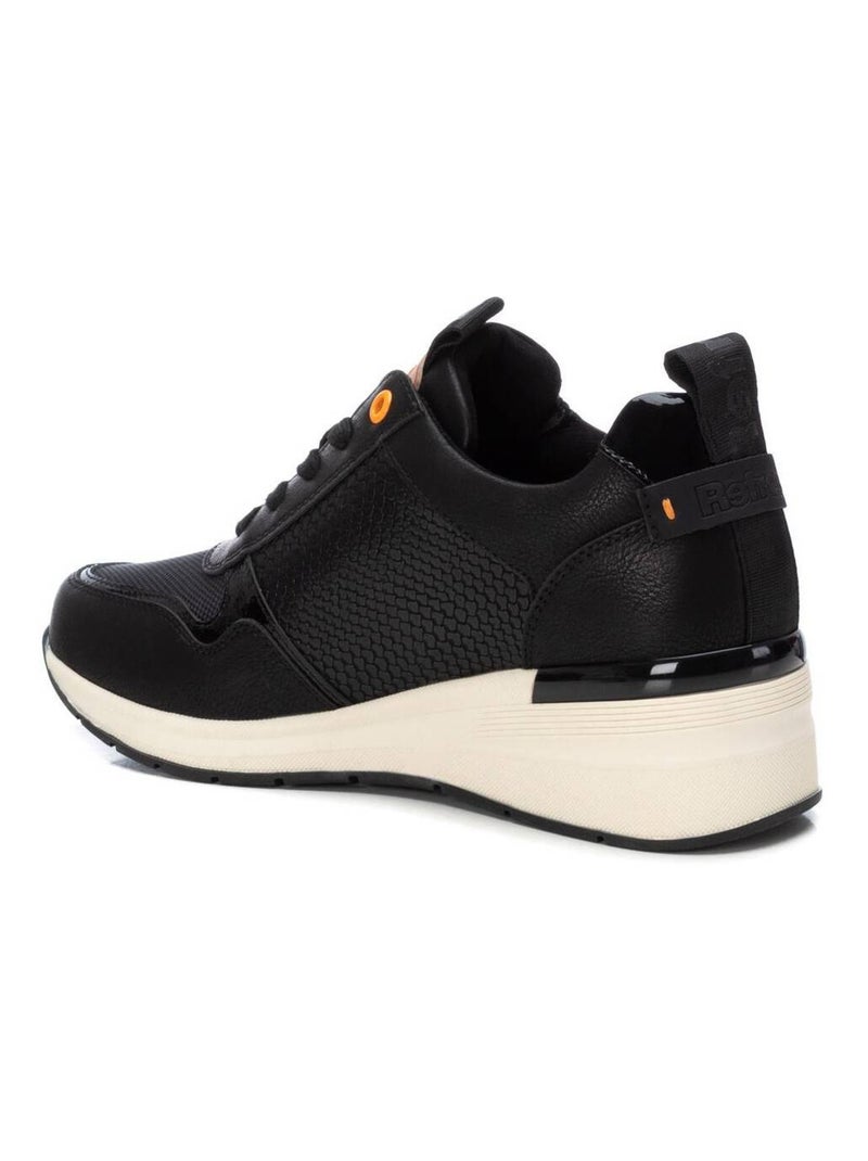 Baskets sport femme à fermeture éclair Noir - Kiabi