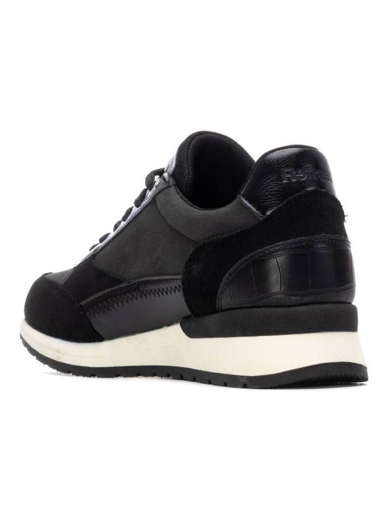 Baskets sport femme à fermeture éclair Noir - Kiabi