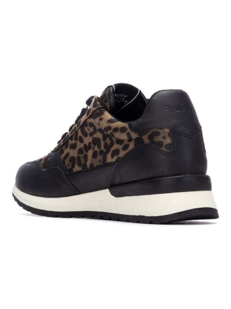 Baskets sport femme à fermeture éclair Noir - Kiabi