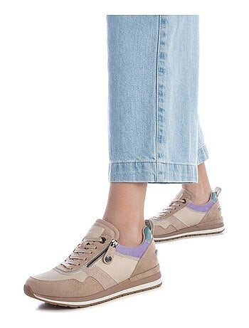 Baskets sport femme à fermeture éclair