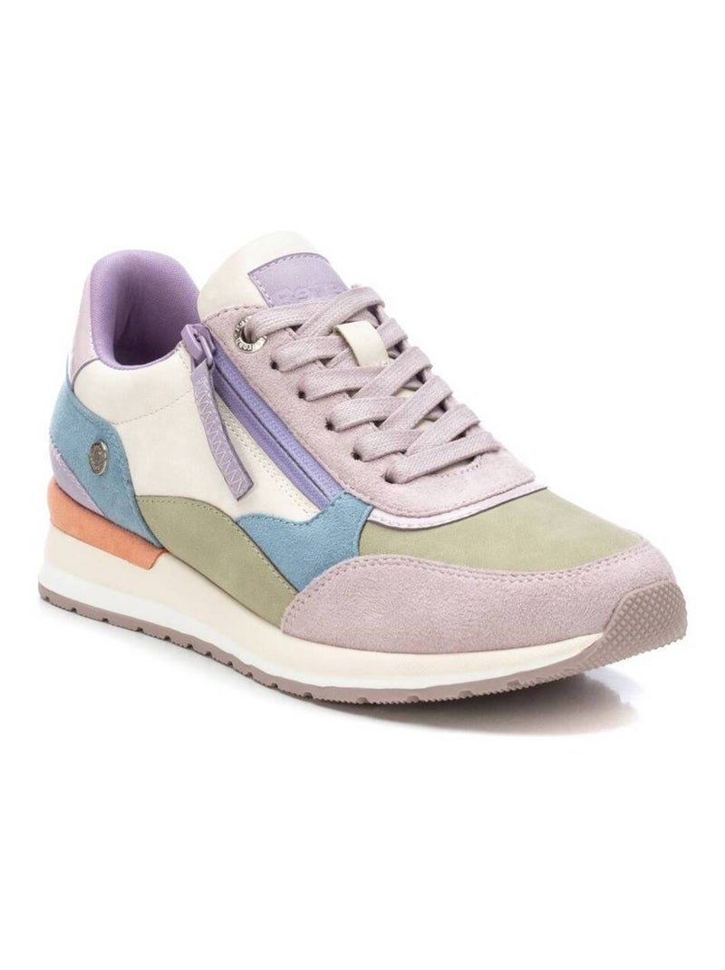 Baskets sport femme à fermeture éclair Violet - Kiabi