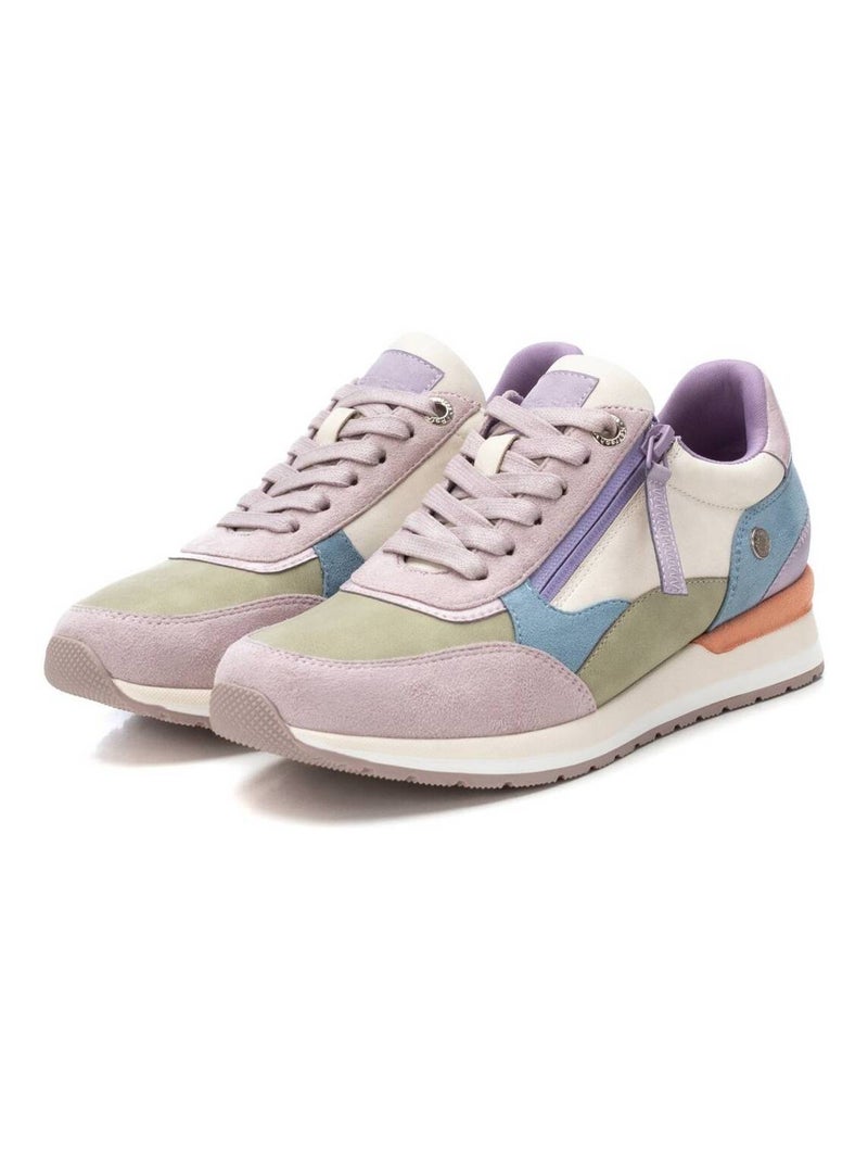 Baskets sport femme à fermeture éclair Violet - Kiabi