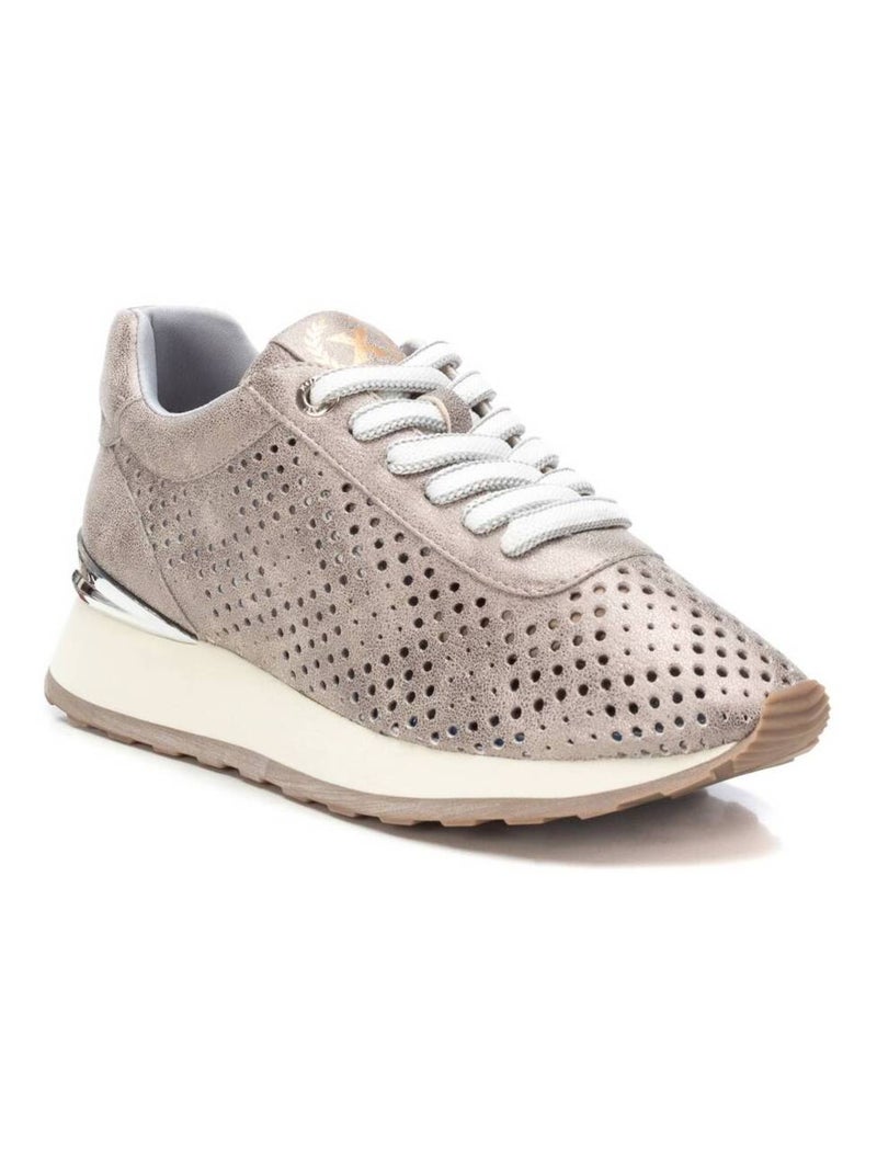 Baskets sport femme à lacets Argent - Kiabi