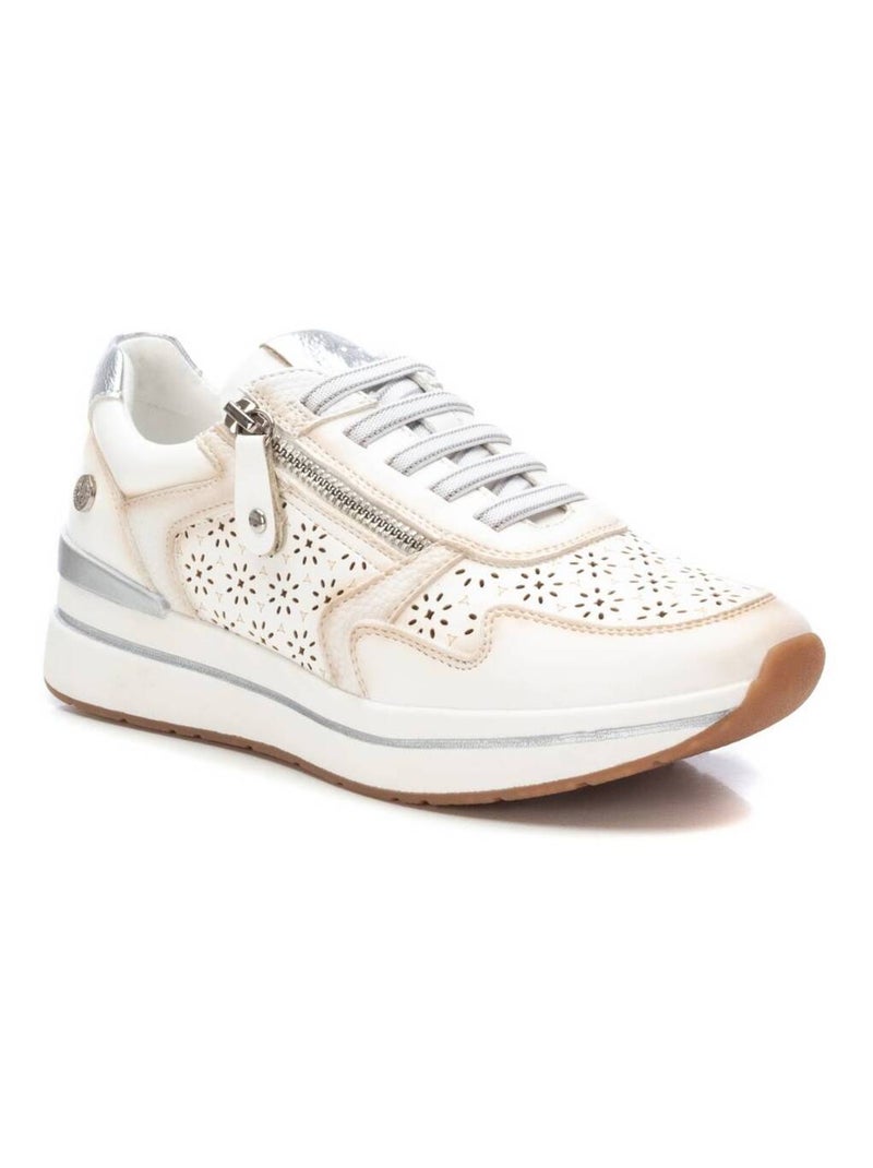 Baskets sport femme à lacets Argent - Kiabi