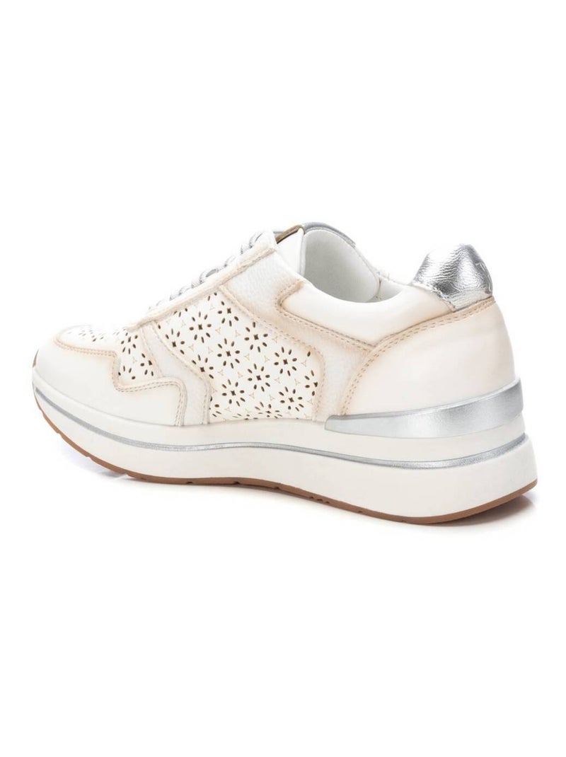 Baskets sport femme à lacets Argent - Kiabi