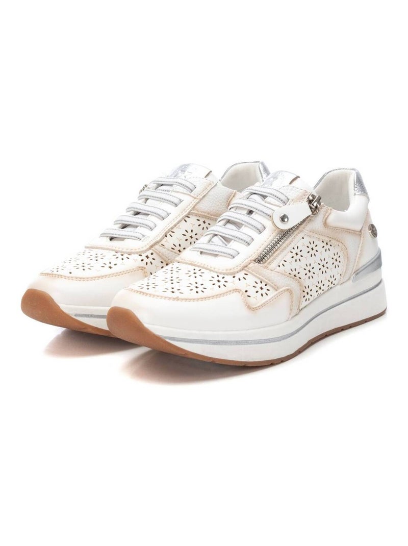 Baskets sport femme à lacets Argent - Kiabi