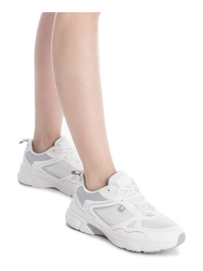 Baskets sport femme à lacets Argent - Kiabi