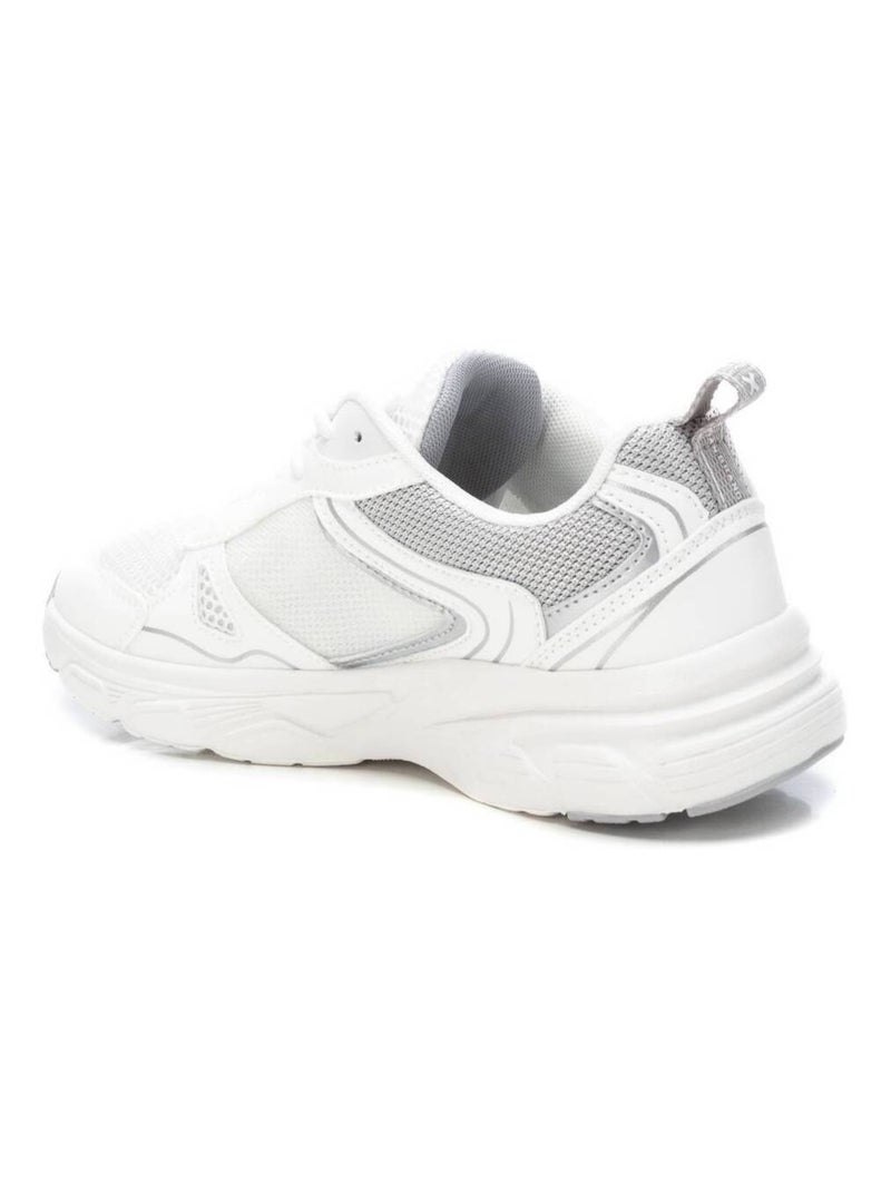 Baskets sport femme à lacets Argent - Kiabi