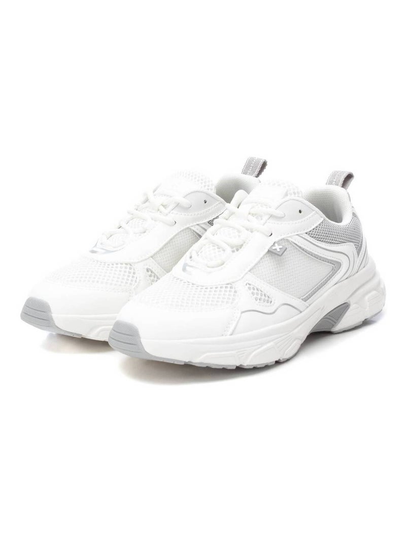 Baskets sport femme à lacets Argent - Kiabi