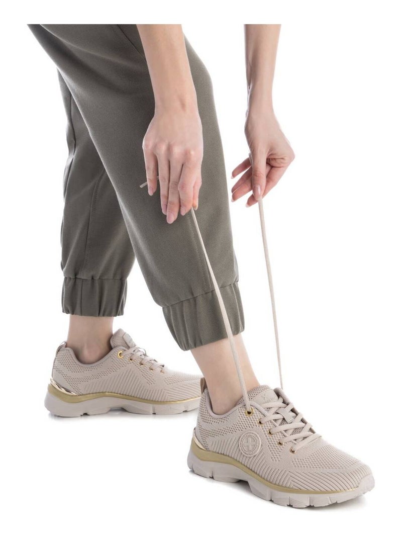 Baskets sport femme à lacets Beige - Kiabi