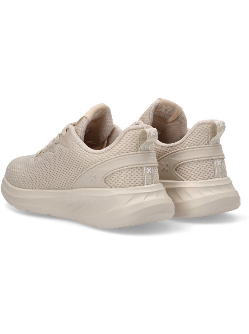 Baskets sport femme à lacets Beige - Kiabi