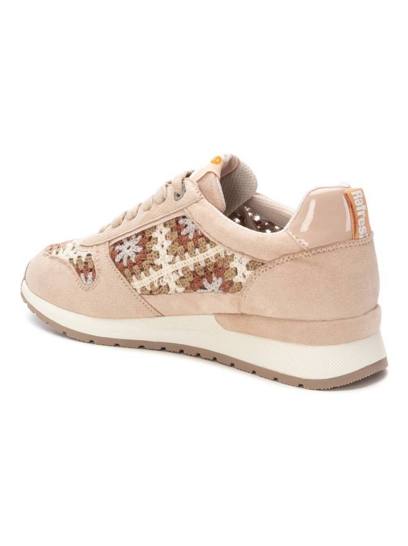 Baskets sport femme à lacets Beige - Kiabi