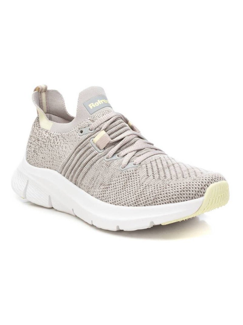 Baskets sport femme à lacets Beige - Kiabi