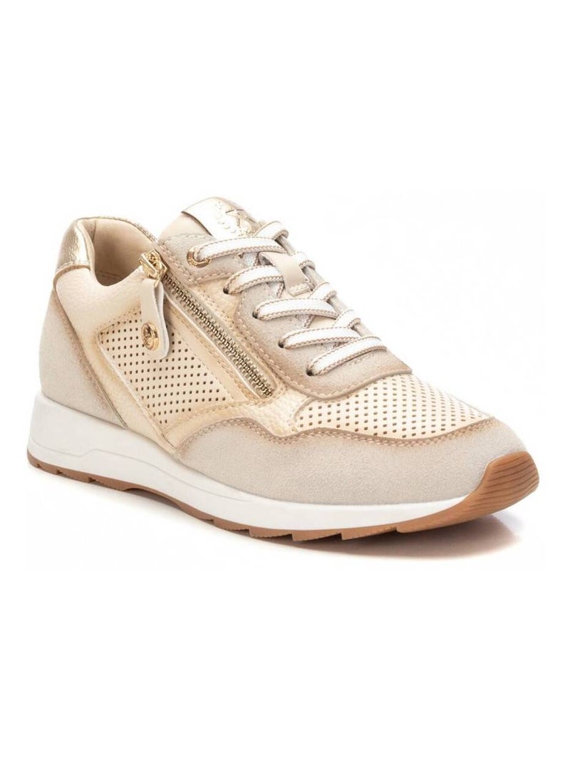 Baskets sport femme à lacets Beige - Kiabi