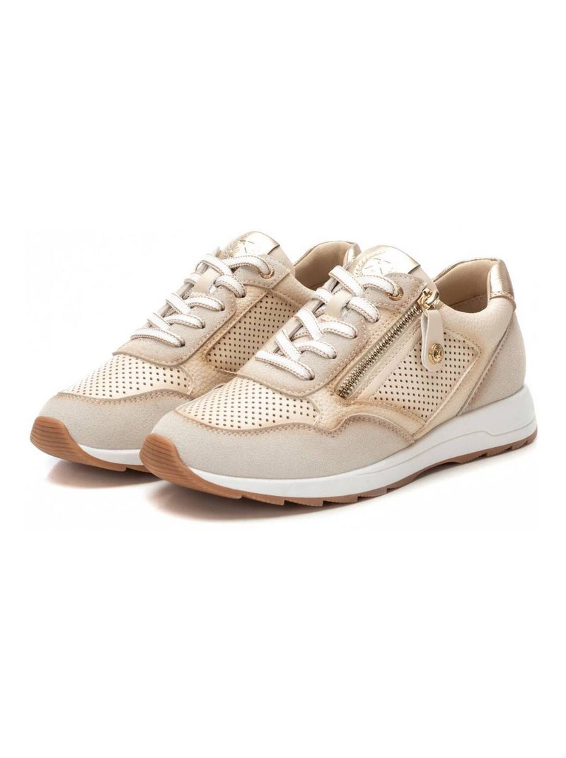 Baskets sport femme à lacets Beige - Kiabi