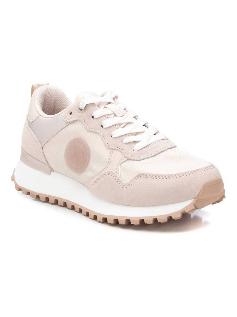 Baskets sport femme à lacets Beige - Kiabi