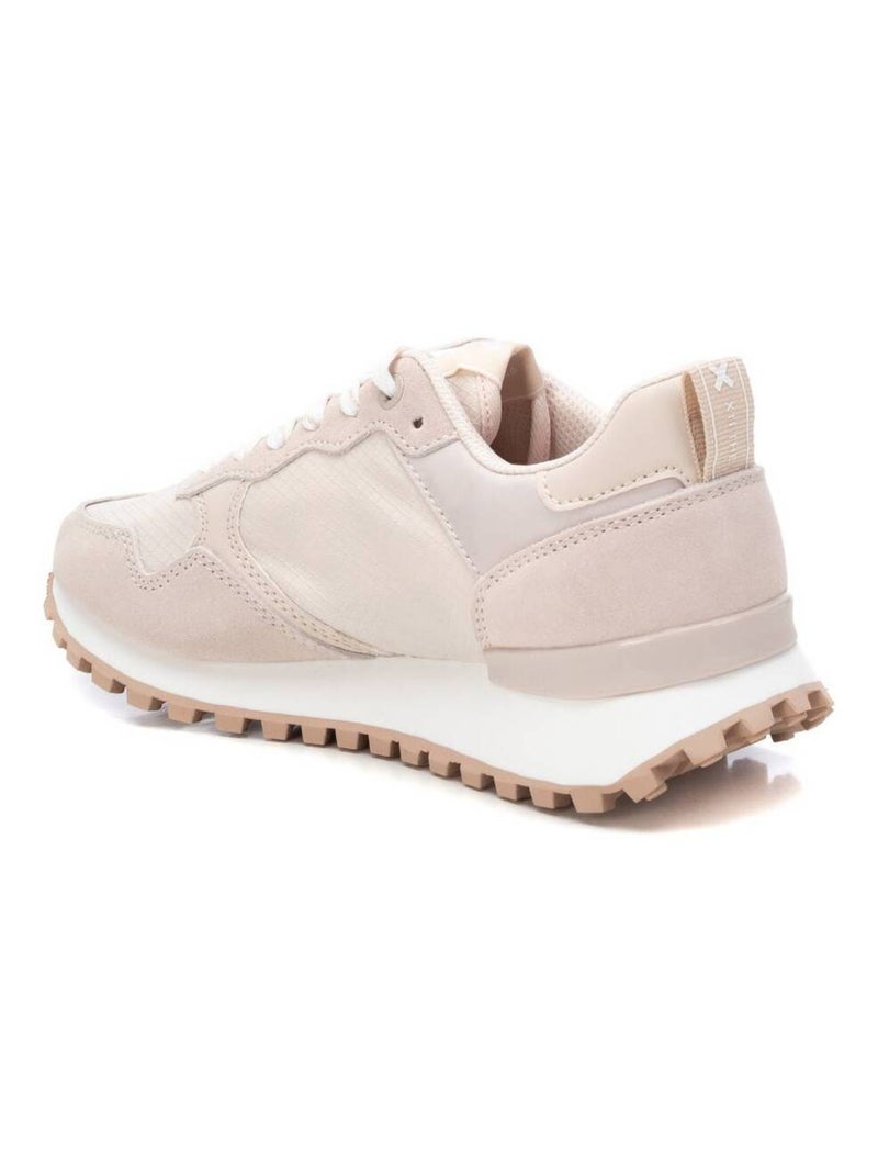 Baskets sport femme à lacets Beige - Kiabi