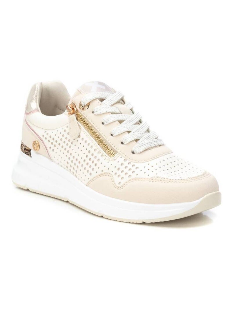 Baskets sport femme à lacets Beige - Kiabi