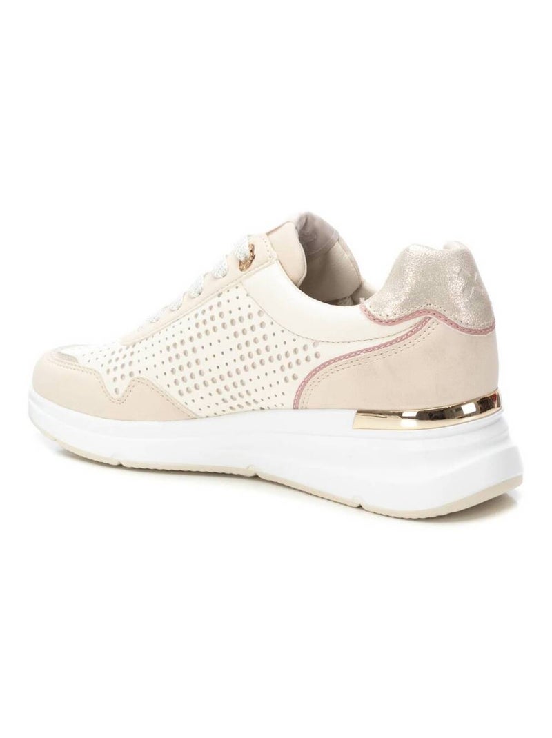 Baskets sport femme à lacets Beige - Kiabi
