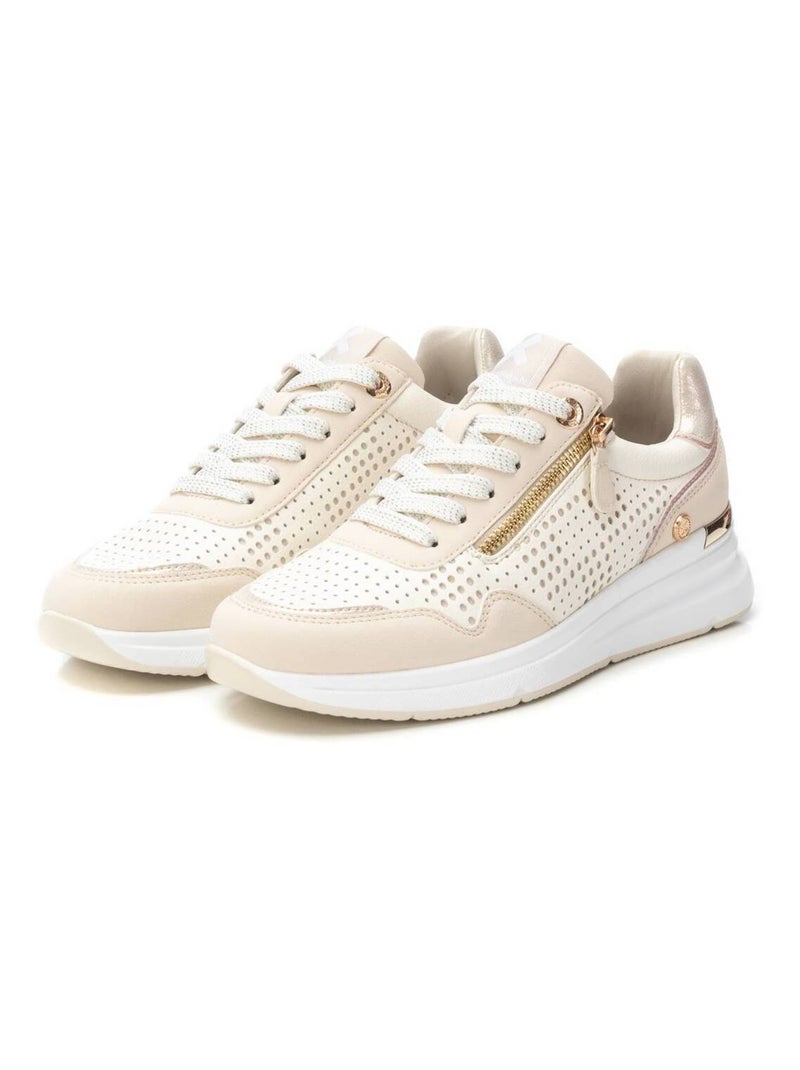 Baskets sport femme à lacets Beige - Kiabi