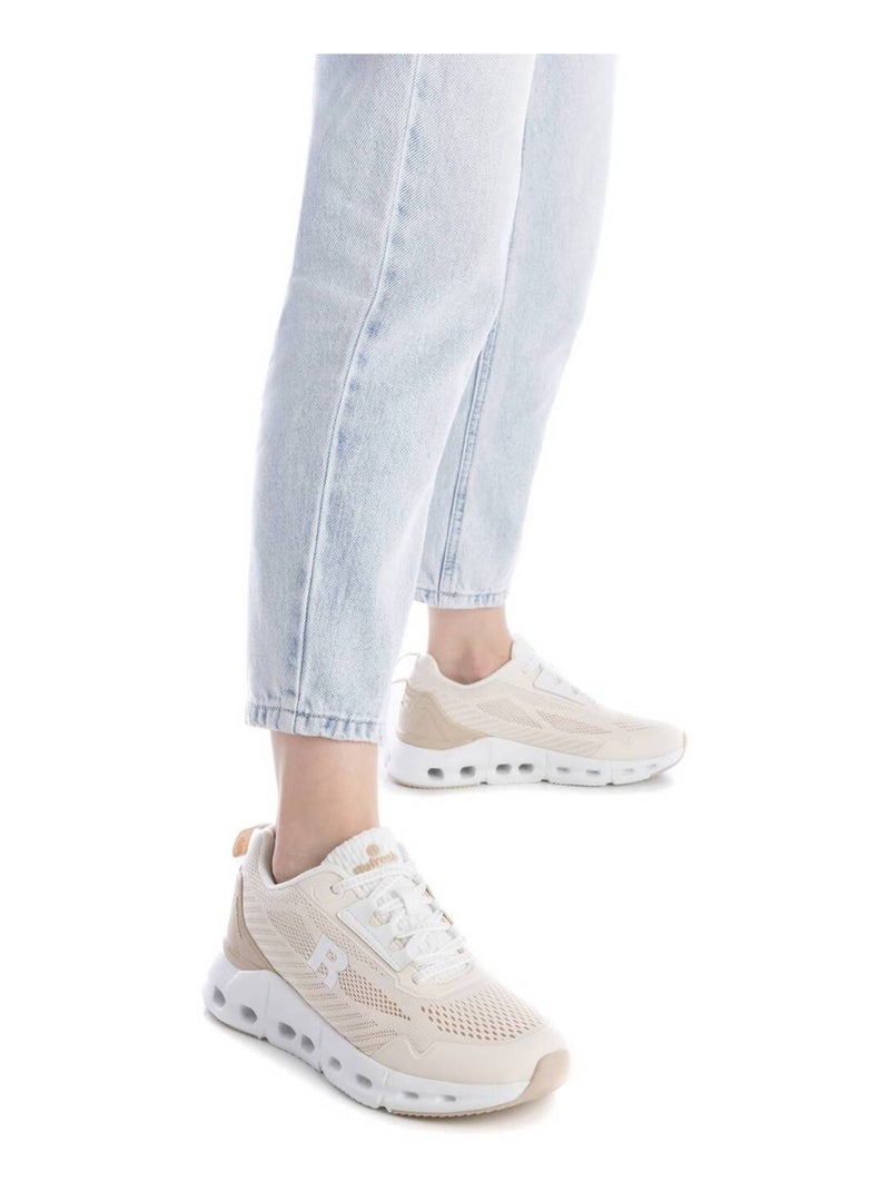 Baskets sport femme à lacets Beige - Kiabi