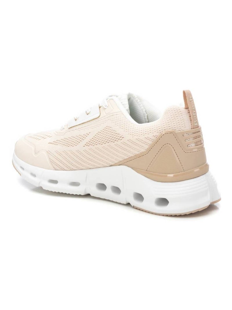 Baskets sport femme à lacets Beige - Kiabi