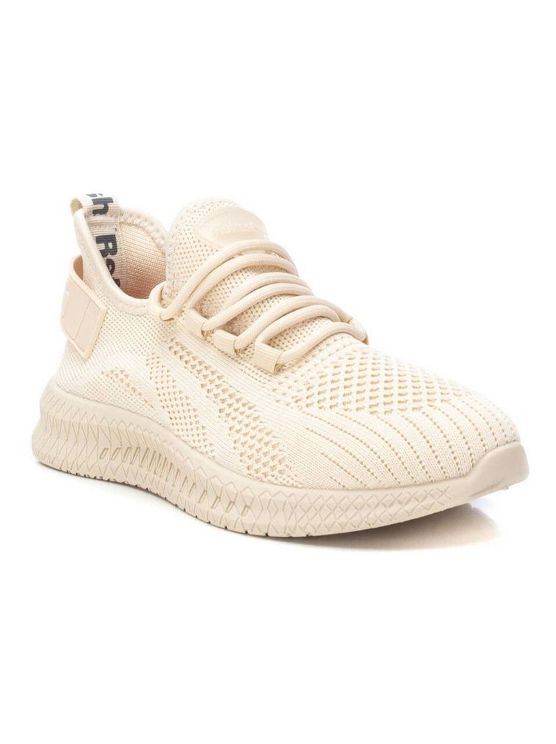 Baskets sport femme à lacets Beige - Kiabi
